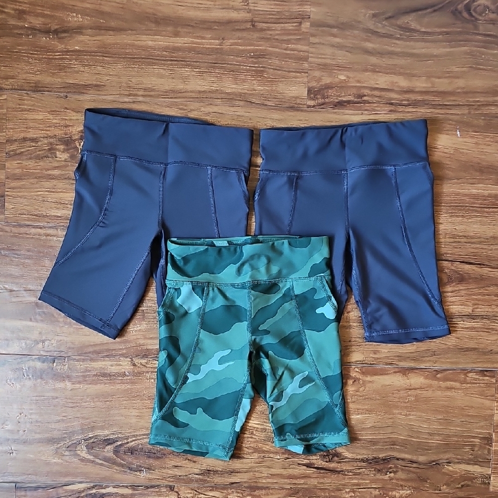 Old Navy Girls High-Waisted Powersoft Side-Pocket Biker Shorts  Bundle Size XS 5